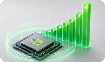Графік зростання акцій NVIDIA